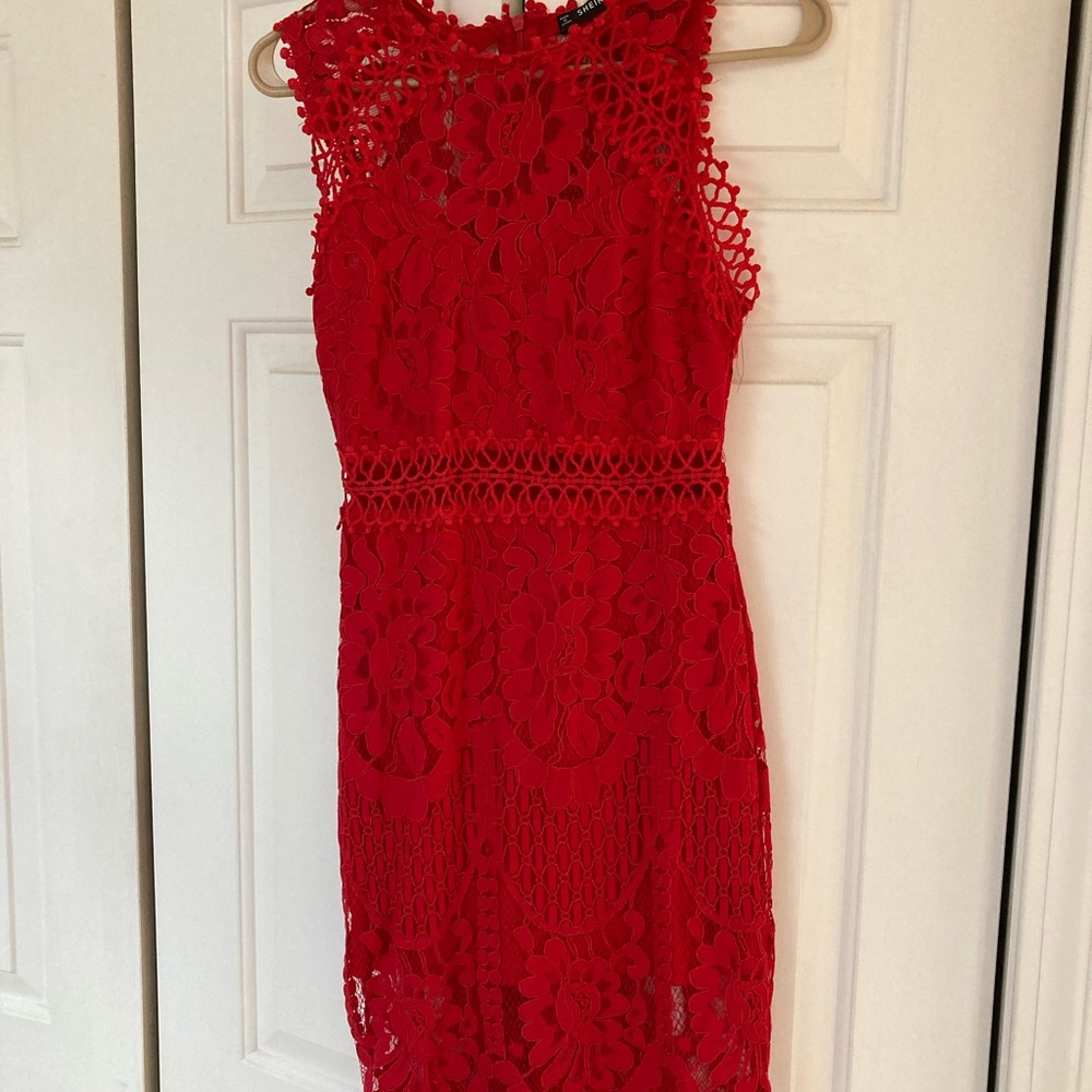 Short all lace dress
